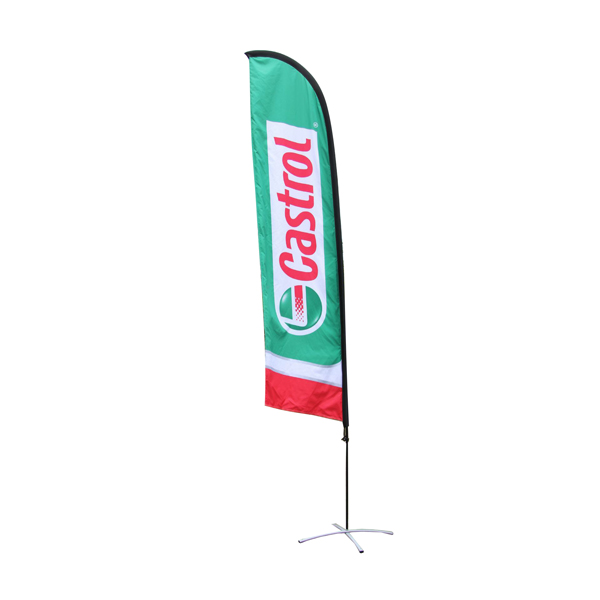 Personalised Flexible Beach Flag Pole Beach Feather Flag And Banners